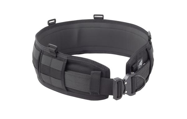 An Elite Survival Systems Sidewinder Battle Belt with a buckle on it.