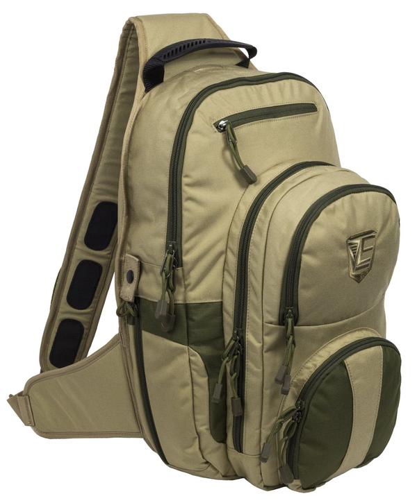 Elite Survival Systems Gen II Smokescreen backpack with multiple compartments and padded shoulder straps, isolated on a white background.