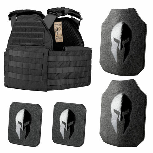 Spartan Armor Systems Level III+ AR550 Certified Plates And Sentinel Plate Carrier Package from Spartan Armor Systems.