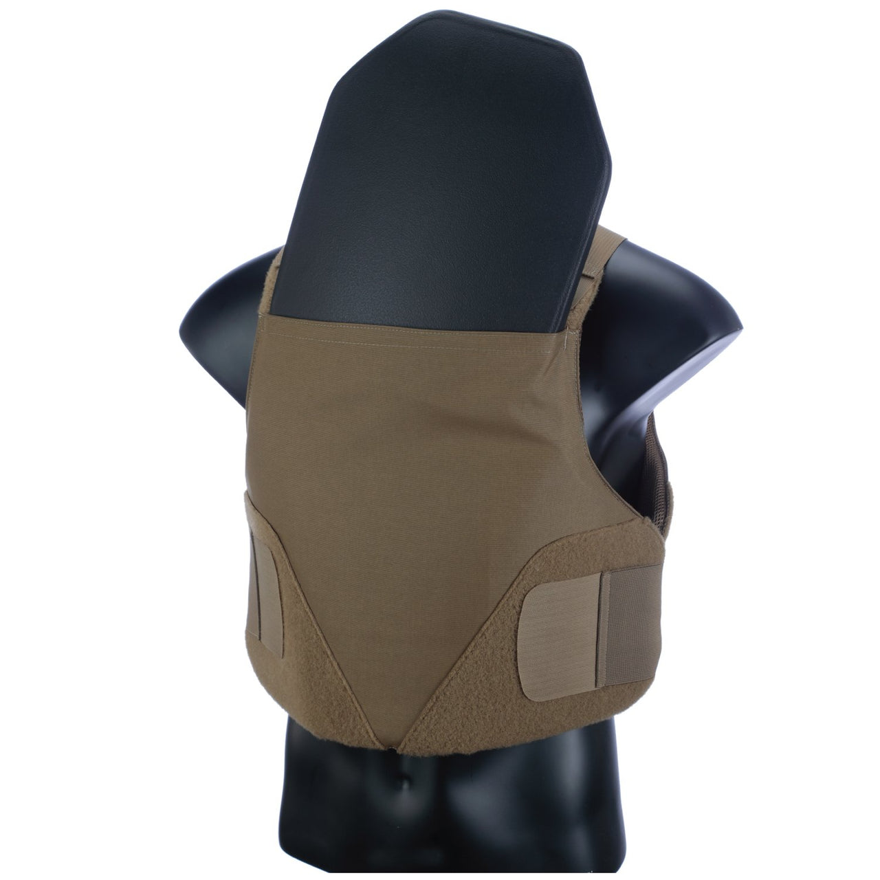 The back of a mannequin with a Body Armor Direct All American Concealable Enhanced Multi-Threat Vest.