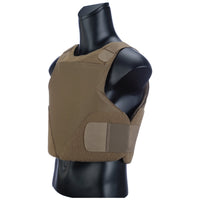Thumbnail for A Body Armor Direct All American Concealable Enhanced Multi-Threat Vest with a tan vest.