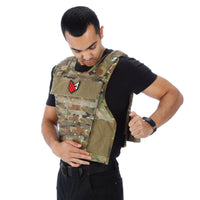 Thumbnail for A man wearing a Body Armor Direct All Star Tactical Enhanced Multi-Threat Vest plate carrier.