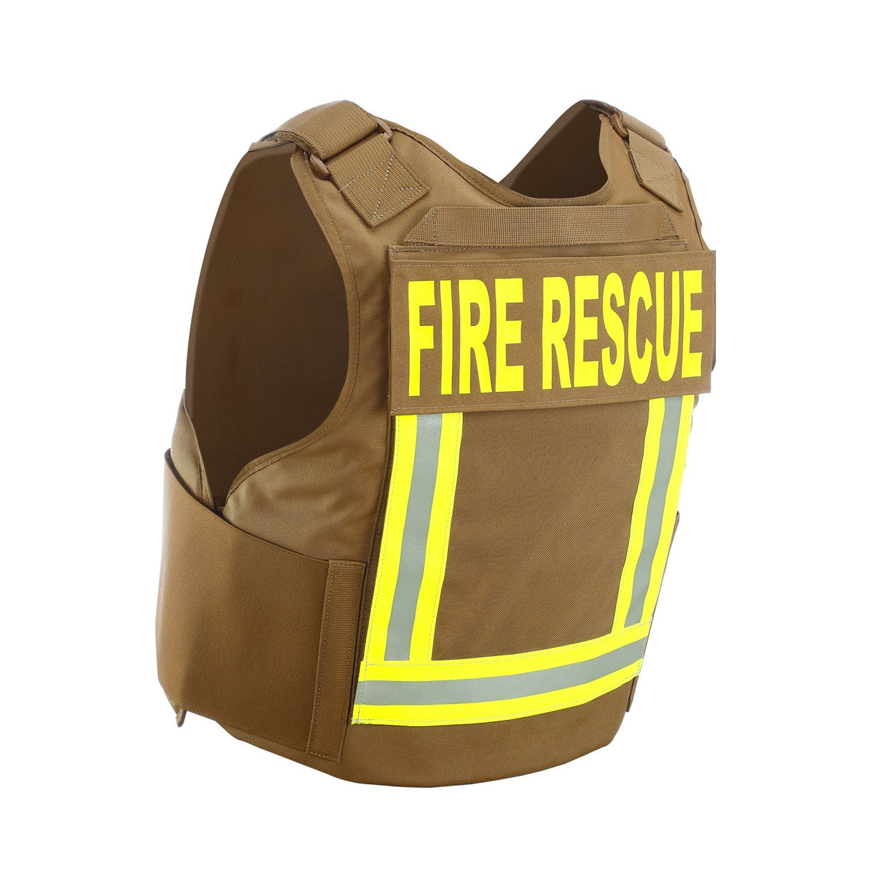 A Body Armor Direct Fireman Tactical Multi-Threat Vest on a white background.
