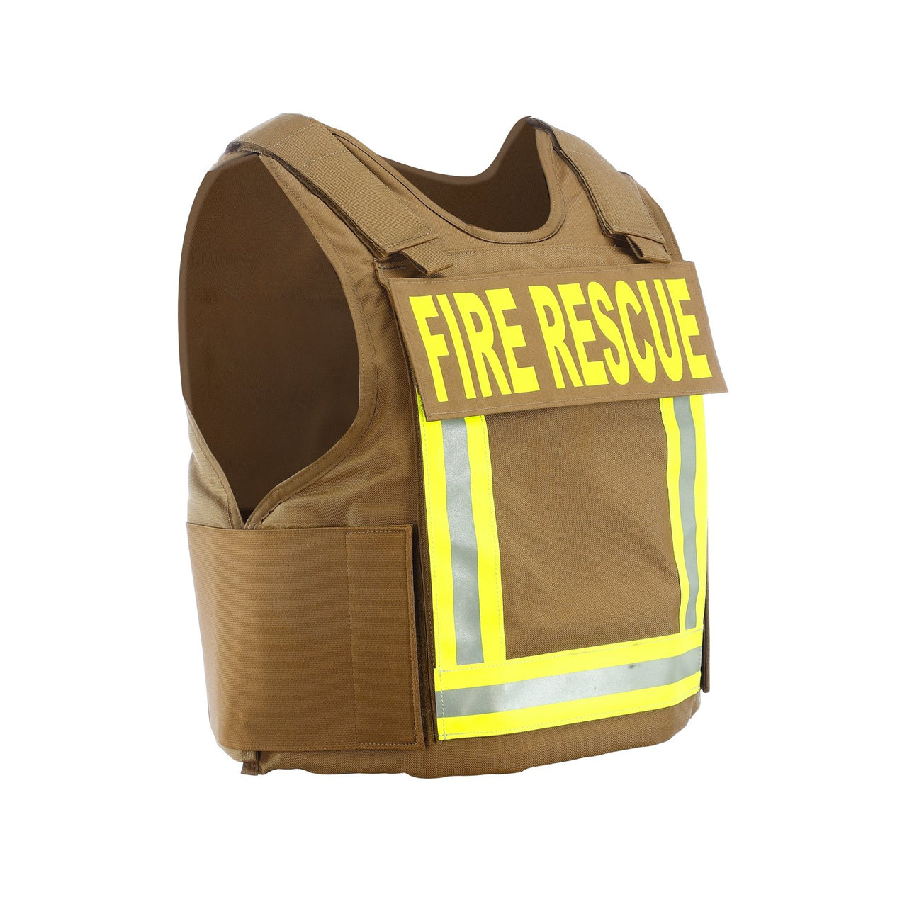 A Body Armor Direct Fireman Tactical Multi-Threat Vest on a white background.