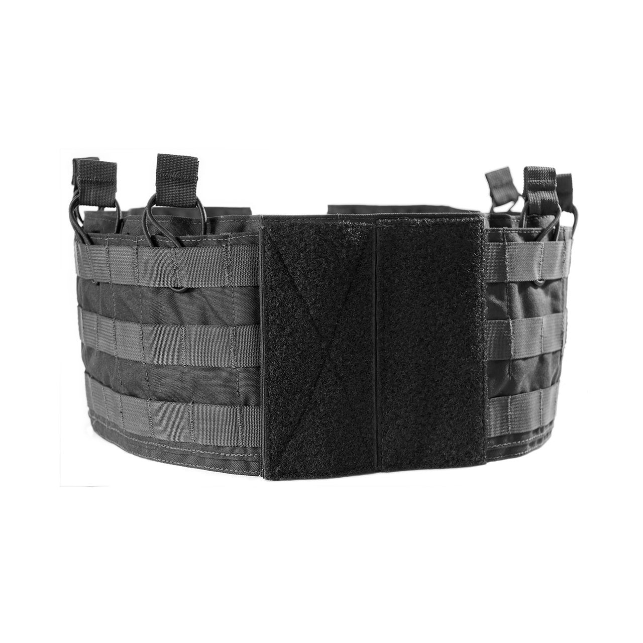 A Shellback Tactical black belt with two straps on it.