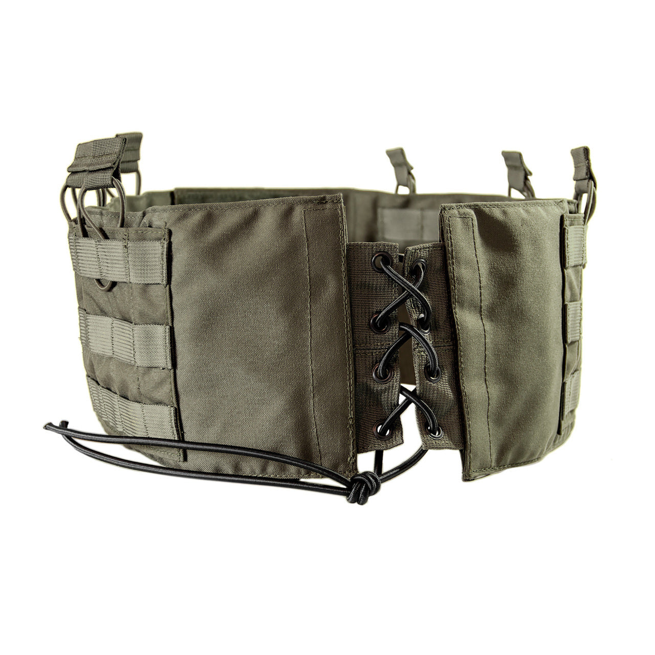 A Shellback Tactical Banshee Elite Cummerbund with two straps and a buckle.
