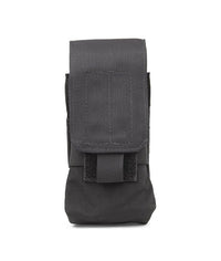 Thumbnail for Elite Survival Systems Single A/R Magazine Pouches MOLLE with vertical flap and buckle closure, isolated on a white background.