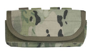 Thumbnail for Elite Survival Systems MOLLE compatible shotgun shell pouch with flap closure and horizontal strap, isolated on white background.