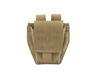 Thumbnail for Olive green Elite Survival Systems MOLLE Cuff Pouches isolated on a white background.
