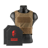 Thumbnail for Black Spartan Armor Systems™ Flex Fused Core™ IIIA Soft Body Armor and Spartan DL Concealment Plate Carrier