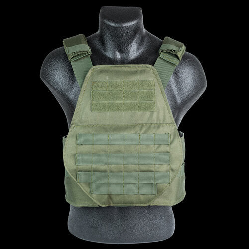 A Spartan Armor Systems Spartan™ Omega™ AR500 Body Armor And Spartan Swimmers Cut Plate Carrier Entry Level Package on a mannequin.