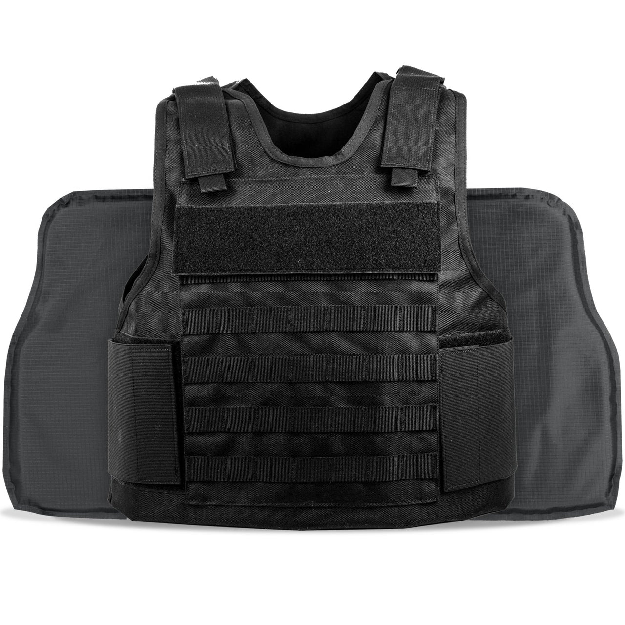 A Body Armor Direct All Star Tactical Enhanced Multi-Threat Vest from Body Armor Direct on a white background.