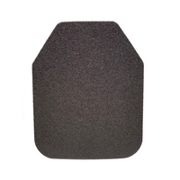 Thumbnail for A black Body Armor Direct Level III Steel Plate on a white background.