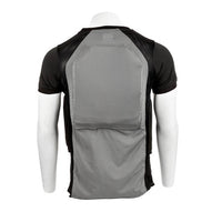 Thumbnail for The back of a mannequin wearing a Spartan Armor Systems Ghost Concealment Shirt With Flex Fused Core Level IIIA Soft Armor Panels.