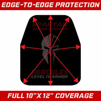 Thumbnail for Spartan Armor Systems Hercules Level IV Ceramic Body Armor - Set Of Two 10”x12” edge to edge protection.