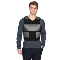 Thumbnail for A man wearing a Body Armor Direct Freedom Concealable Carrier vest.