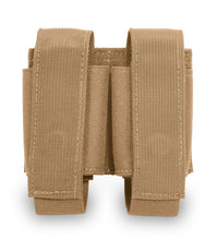 Thumbnail for A beige tactical belt with multiple compartments, including an Elite Survival Systems Molle Grenade Pouches 40mm and adjustable straps, isolated on a white background.