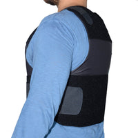 Thumbnail for The back of a man wearing Body Armor Direct Freedom Concealable Carrier.
