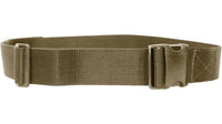 Thumbnail for Elite Survival Systems olive green tactical belt with a quick-release buckle closure, displayed against a light background.