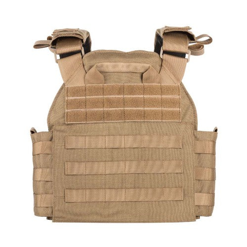 A Spartan Armor Systems Level III+ AR550 Certified Plates And Sentinel Plate Carrier Package on a white background.