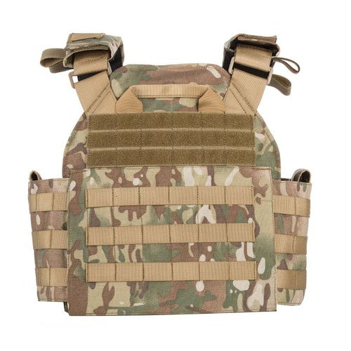 A Spartan Armor Systems Sentinel Plate Carrier And AR550 Level III+ Body Armor Package on a white background.