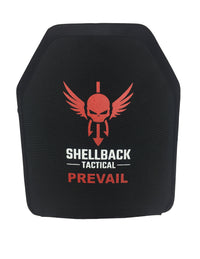 Thumbnail for Shellback Tactical Prevail Series Level IV Single Curve 10 x 12 Hard Armor Plate - Model 1155.