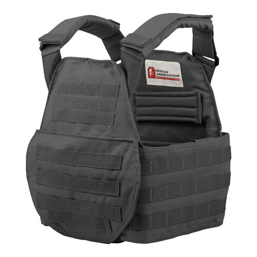 An image of a Spartan Armor Systems Spartan™ Omega™ AR500 Body Armor And Spartan Swimmers Cut Plate Carrier Entry Level Package on a white background.
