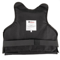 Thumbnail for A Spartan Armor Systems Tactical Level IIIA Certified Wraparound Vest with a white label on it.