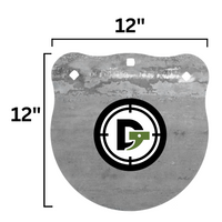 Thumbnail for 12in-ar500-steel-gong-target-raw-unpainted