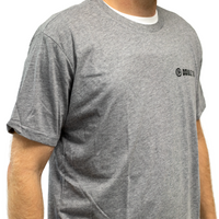 Thumbnail for Front view of compression concealable body armor being worn by a model under a t-shirt on a white background