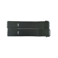 Thumbnail for A foldable black and dark gray solar panel with handles, laid flat on a light background—ideal for outdoor setups or pairing with your Caliber Armor DV8 Replacement Cummerbund by Caliber Armor.