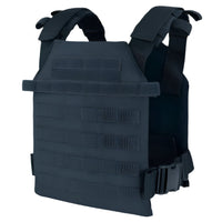 Thumbnail for The Caliber Armor Sentry Plate Carrier is a black tactical vest with adjustable sizing, shoulder straps, and multiple rows of front MOLLE webbing for versatile attachments.