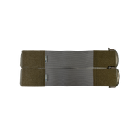Thumbnail for The Caliber Armor DV8 Replacement Cummerbund features olive green and gray elastic straps with metal buckles—perfect for upgrading your armor plate carrier.