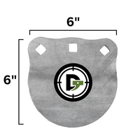 Thumbnail for 6in-ar500-steel-gong-target-raw-unpainted