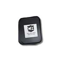 Thumbnail for A black Caliber Armor Extreme Impact Trauma Pad - Side Pads for body armor protection, featuring a white label with the CA logo and product details, photographed on a white background.