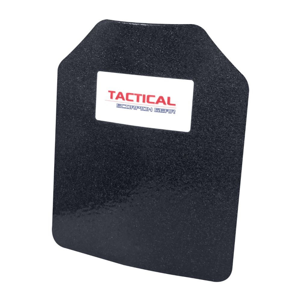 The Tactical Scorpion Gear Level III AR500 Plate provides multiple hit capability against Nato bullets, making it an essential gear for military and law enforcement personnel in the USA.