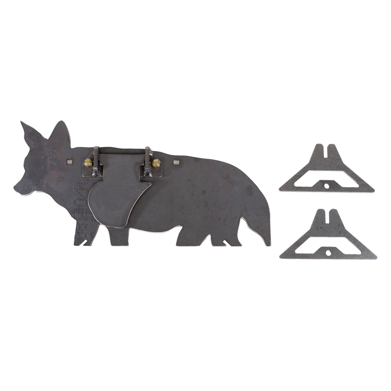 Coyote Reactive AR500 Steel Target with Vital Paddle Back Parts