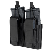 Thumbnail for The Caliber Armor Double Kangaroo Mag Pouch | GEN II holds two rifle magazines with secure flap and Velcro closures, is made from durable fabric, and features MOLLE compatibility for easy gear attachment.