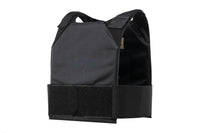 Thumbnail for The Caliber Armor CaliberHX IIIA Hard Armor Gray Man Concealable Package features adjustable straps and Velcro closures, offering protective use and compatibility with lightweight armor plates for enhanced defense.