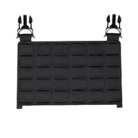 Thumbnail for The Caliber Armor DV8 Modular Placard is a black tactical MOLLE panel with dual top buckles, designed for mounting gear or pouches. It easily integrates with the DV8 Plate Carrier and is compatible with most modular placard setups.