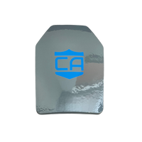 Thumbnail for The Caliber Armor Level III Maritime UHMWPE Armor is a rectangular body armor plate with beveled top corners and a blue 