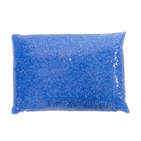 Thumbnail for 5 pound bag of blue recycled plastic that resembles round pellets used to fill shooting rest bags