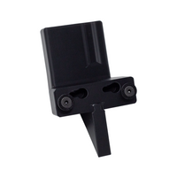 Thumbnail for backside of rifle magazine mounted wall hanger showing the direct wall mounting & Assalt Wall Tactical Slat Wall mounting options