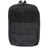 Thumbnail for The Caliber Armor Tactical Operator Response Kit (TORK) features a black zippered pouch with a front hook-and-loop panel and horizontal MOLLE straps—ideal as an individual medical kit or tactical first aid kit.