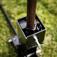 Thumbnail for adjustable-t-post-steel-target-stand-base-clamp