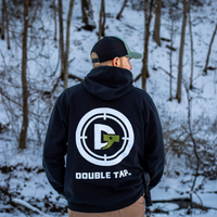 Thumbnail for double-tap-ind-black-hoodie-back