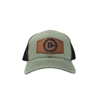 Thumbnail for green-leather-patch-logo-hat