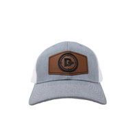 Thumbnail for grey-leather-patch-logo-hat