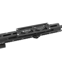 Thumbnail for m-lok-to-arca-rail-adapter-plate-140mm-for-tripod-attached-to-firearm