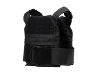 Thumbnail for The Caliber Armor DV8 Plate Carrier - Mini (8x10) by Caliber Armor features reinforced shoulder straps, Velcro attachments, and durable MIL-Spec Cordura construction. Made in the USA, it is shown against a white background.
